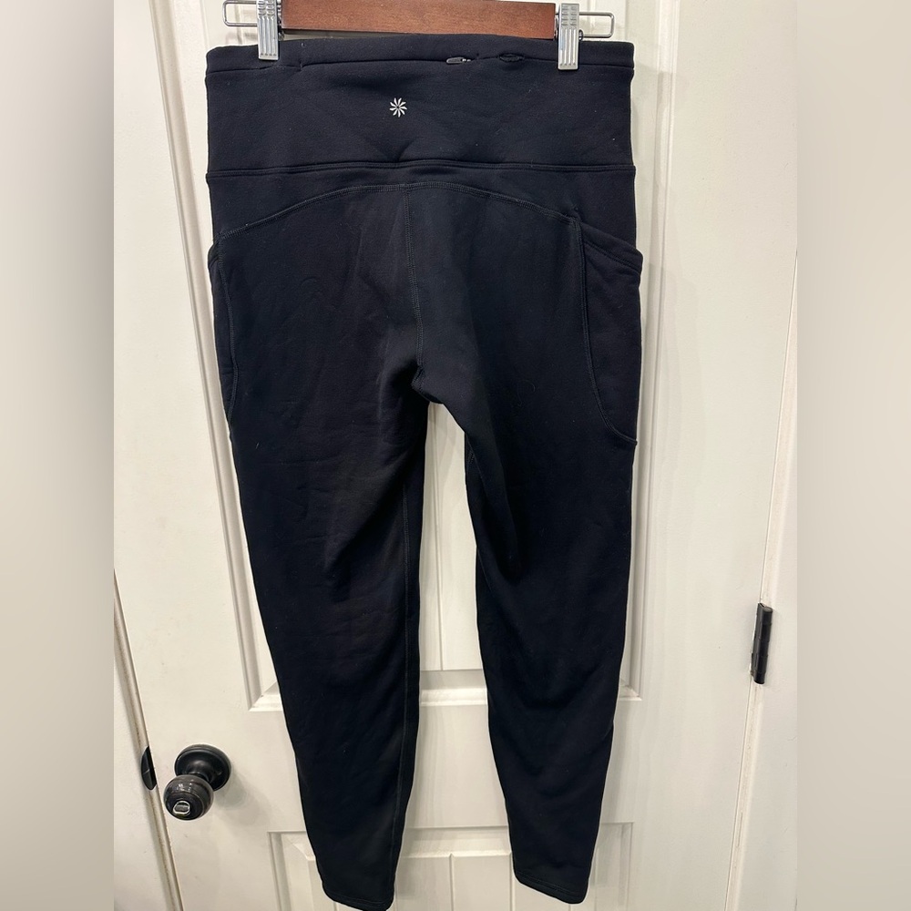 Athleta Altitude Stash Tight Polartec Powerstretch Pants Fleece Lined M - Picture 7 of 7